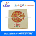 Customized Logo!Custom Design White Cardboard Pizza Delivery Box Printing